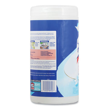 LYSOL® Brand Disinfecting Wipes, 7 X 7.25, Crisp Linen, 80 Wipes-canister, 6 Canisters-carton freeshipping - TVN Wholesale